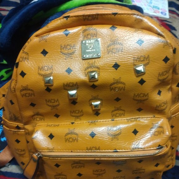 MCM MEDIUM STUD BACKPACK main image 8